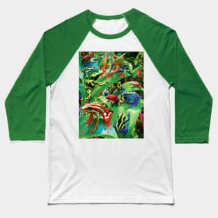 Funky Frogs Baseball T-Shirt